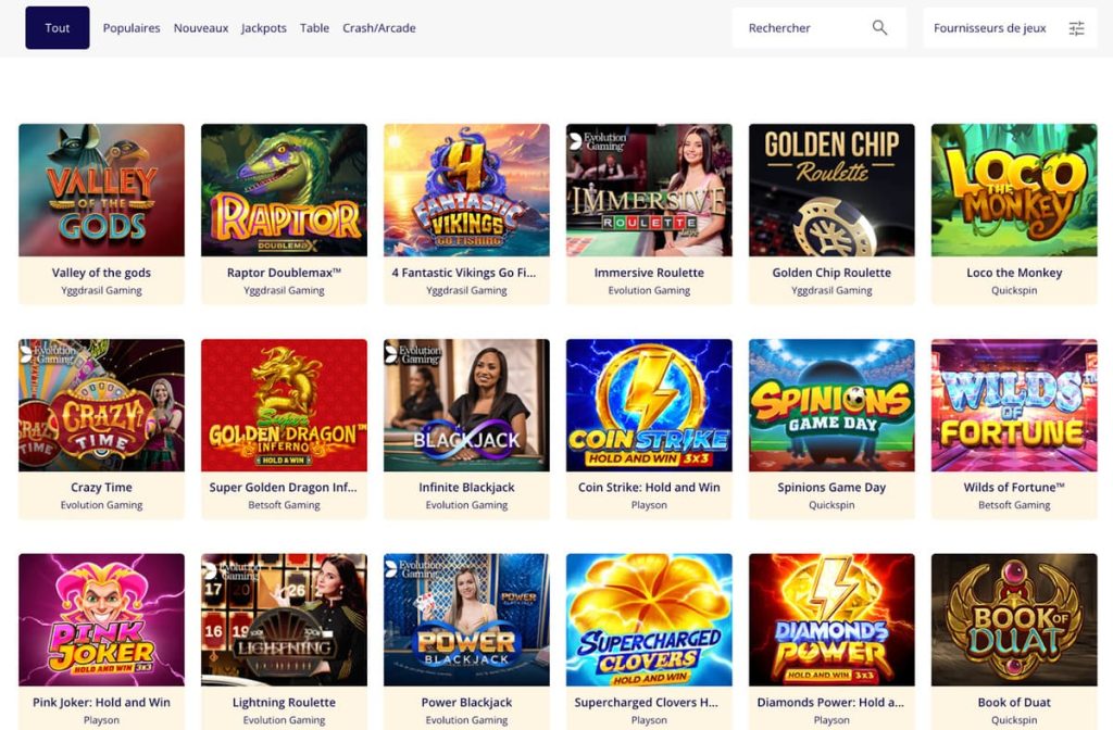 Banzai Casino machines à sous